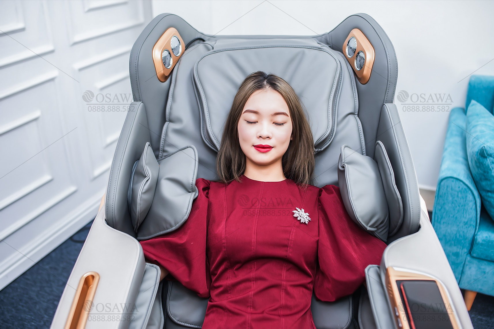 Ghế Massage Osawa OS - 900 - ghế massage cao cấp massage 5D điều khiển bằng giọng nói tiếng Việt