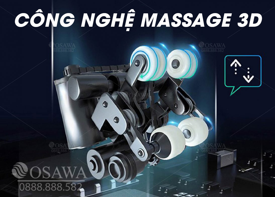 cong nghe massage 3d cua ghe massage havinco os 990